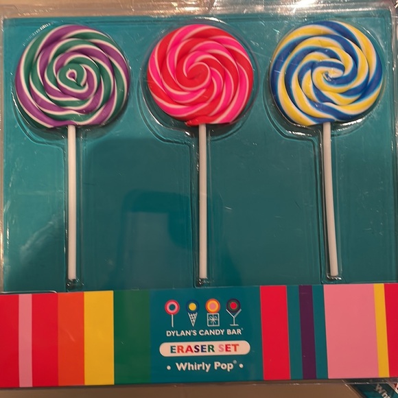NWT: 3 boxes of Dylan’s Candy Bar Eraser Sets 🍭 🍭 🍭 - Picture 3 of 6